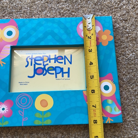 Stephen Joseph picture frame holds 4”x6” picture - Picture 5 of 11